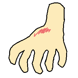 akumi&#39;s hand
