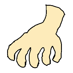 they&#39;s hand