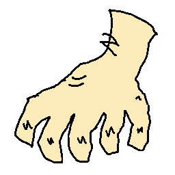 greg&#39;s hand